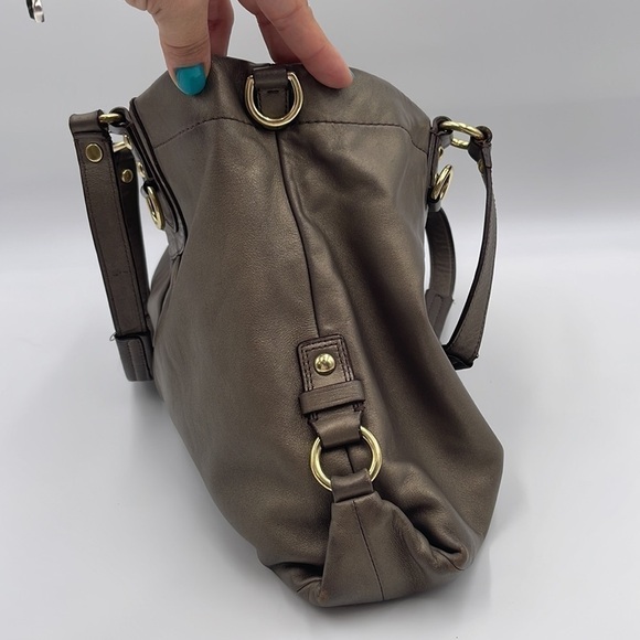 Coach Ashley NoE1261-F15513 Leather Bronze Carryall Shoulder Bag - Picture 7 of 13